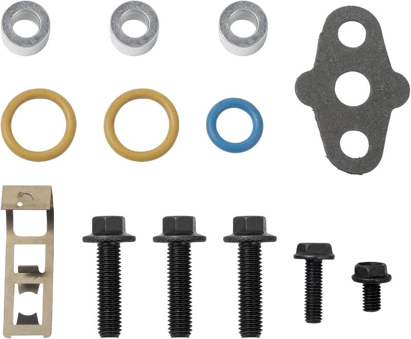 MK-Morzon Turbocharger Mounting Kit with Gaskets O-Rings and Bolts Compatible with 6.0L Powerstroke Diesel 2003-2010 Ford,2002-2010 International Trucks Replaces# 904-234, 3C3Z-9T514-AG, 3C3Z-9T514-AD - Image 1